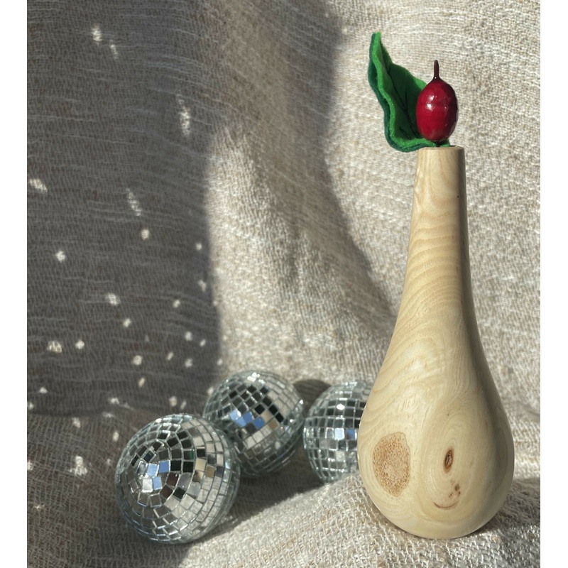 Hand Turned Wooden Twig Pot|Small|Medium|Large