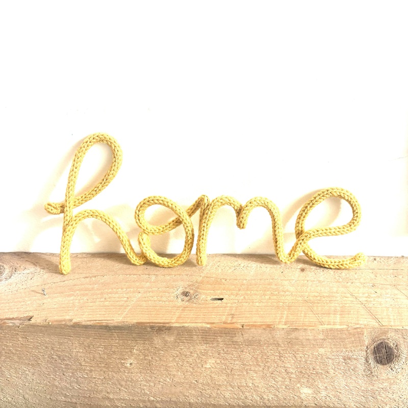 Home Wire Word Decoration
