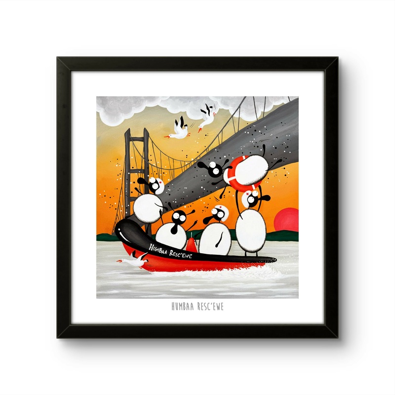 Humbaa Rescewe – 10 Print|Print only|Black frame|White frame