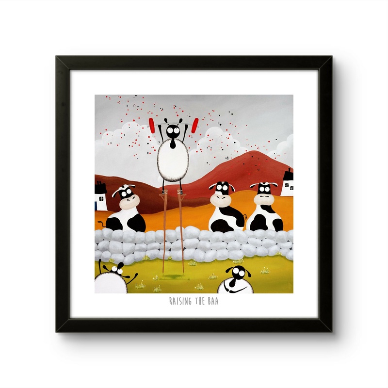 Raising The Baa – 10 Print|Print only|Black frame|White frame