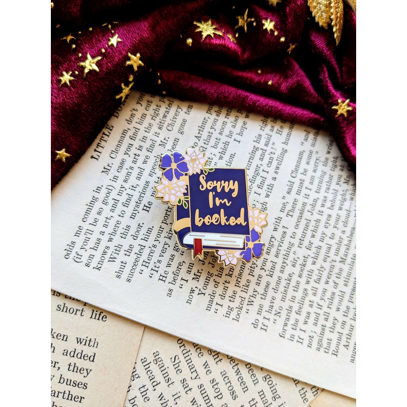Sorry I’m Booked Enamel Pin