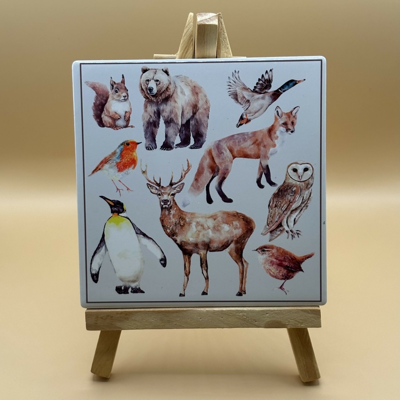 Animals Ceramic Coaster