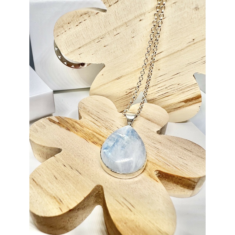 Blue Moonstone Necklace