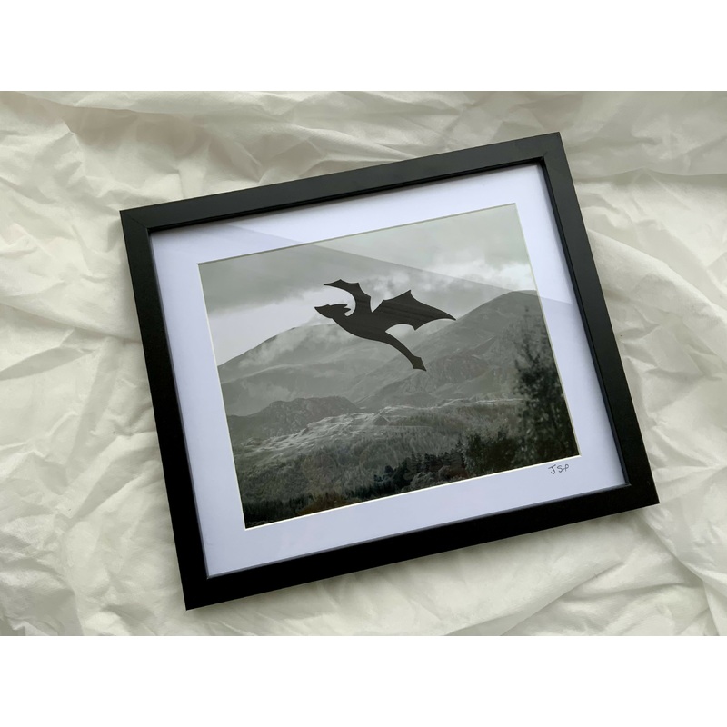 Dragon Over Misty Mountains – Large
