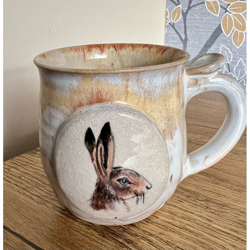 Hand Painted Hare Mug|Hare 1|Hare 2