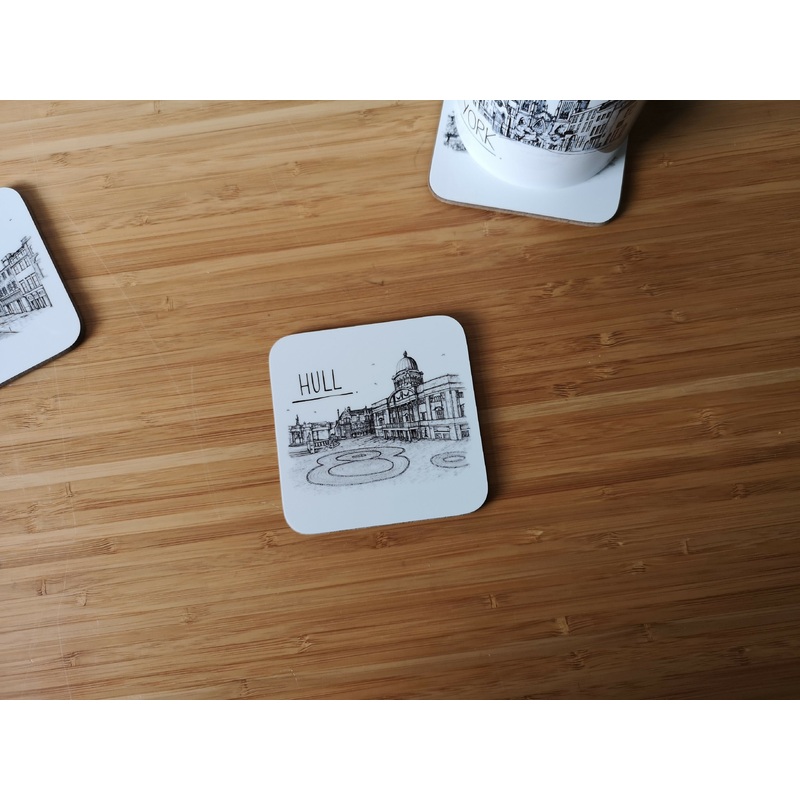 Hull Skyline Drinks Coaster