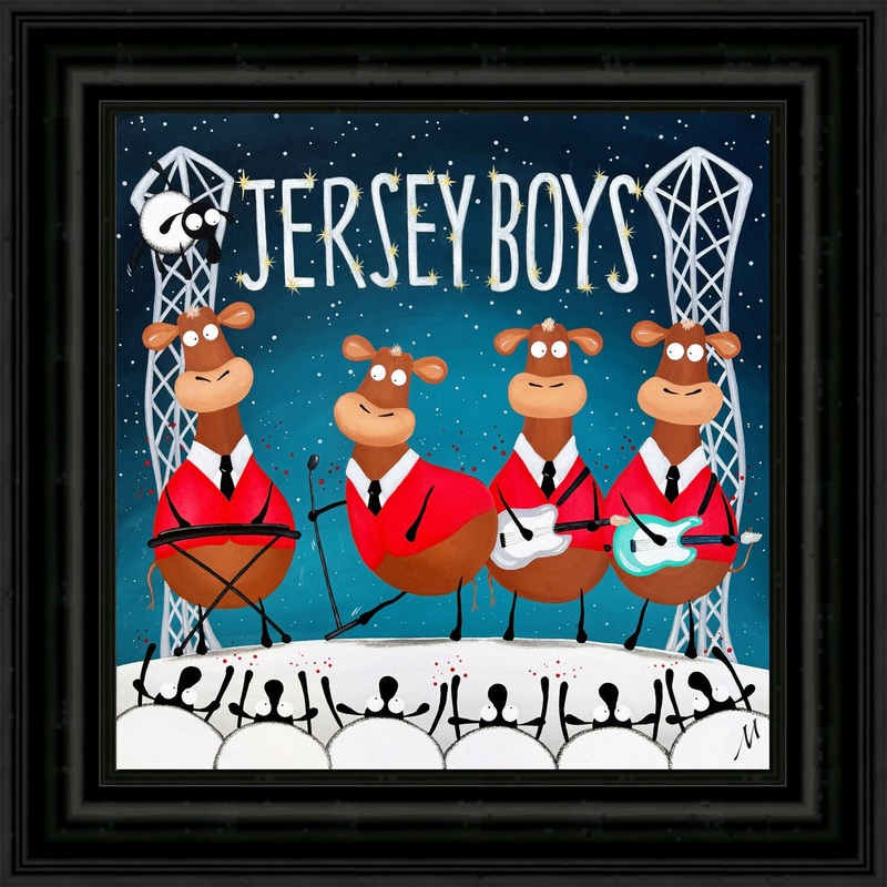Jersey Boys Framed Original Painting