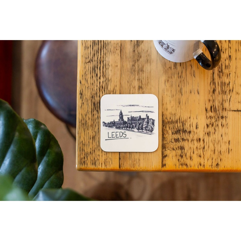 Leeds Skyline Drinks Coaster