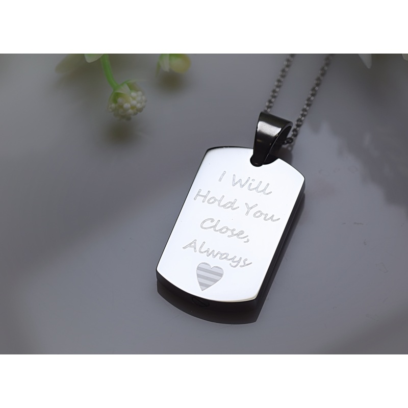 Rectangle Urn Necklace