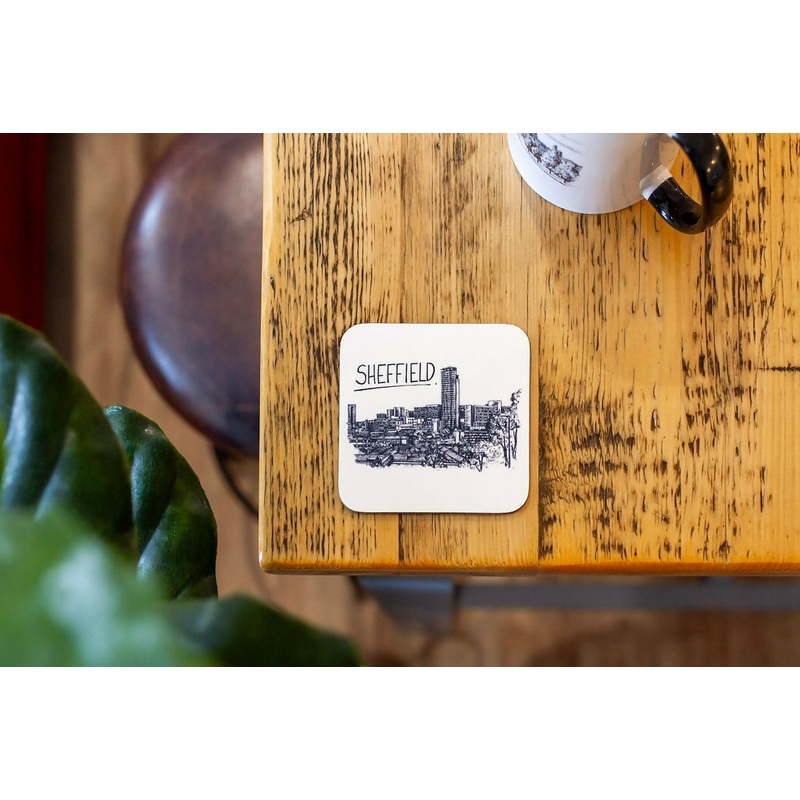 Sheffield Skyline Drinks Coaster