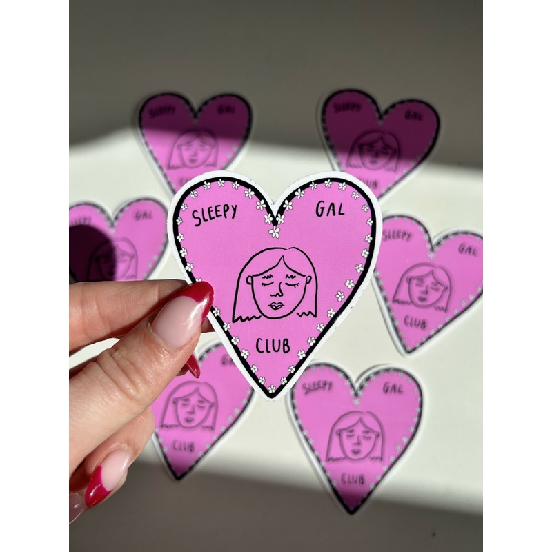 Sleepy Gal Sticker