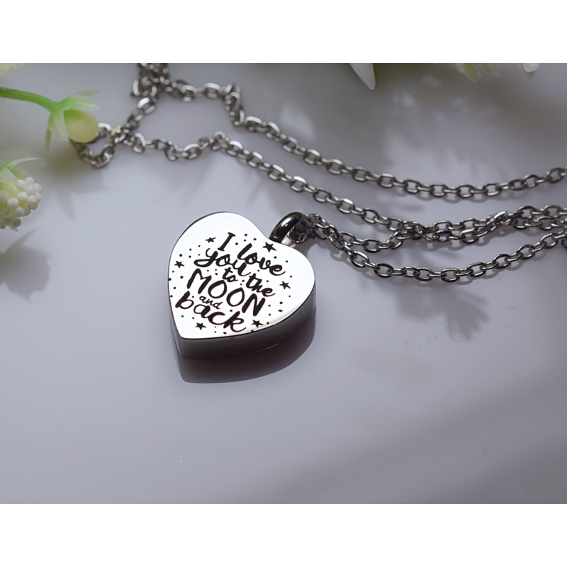 To The Moon And Back Urn Pendant