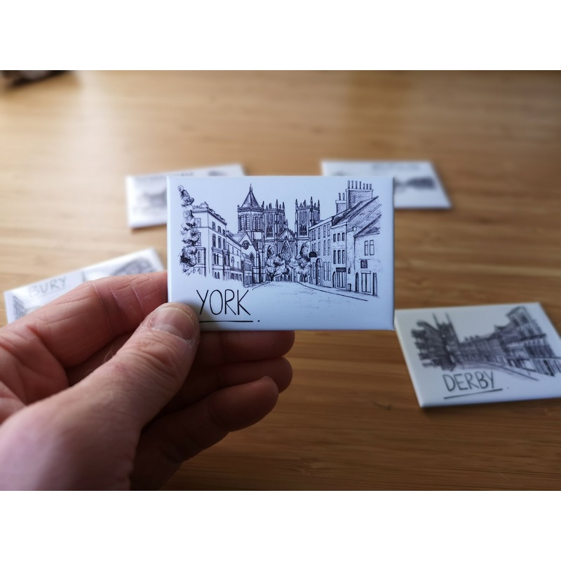 York Skyline Souvenir Magnet