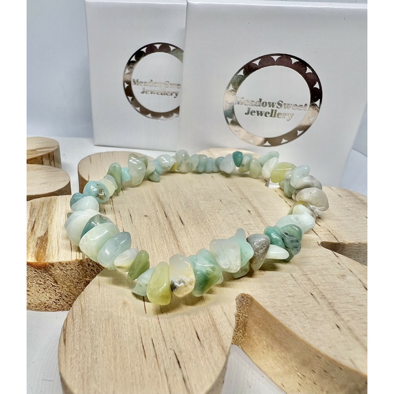 Amazonite Chip Bracelet