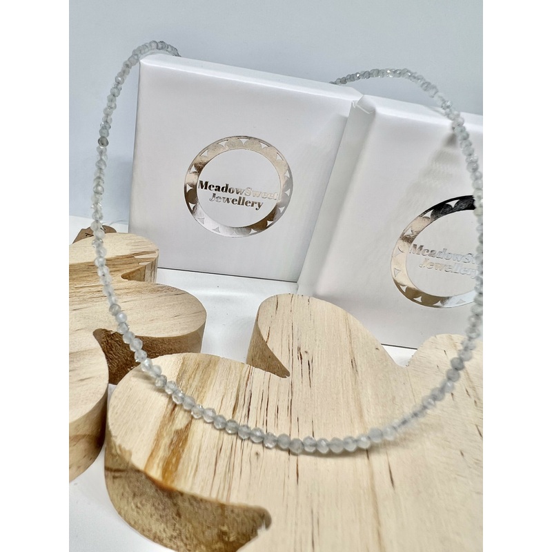 Aquamarine Beaded Necklace