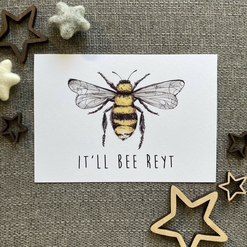 Bee Reyt Yorkshire Art Print