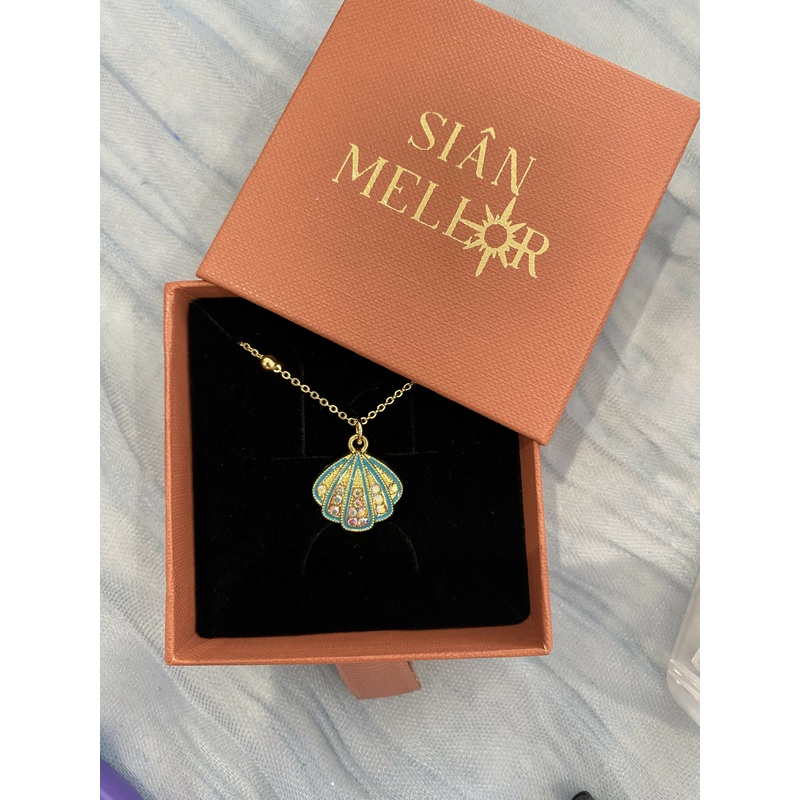 Blue Shell Necklace