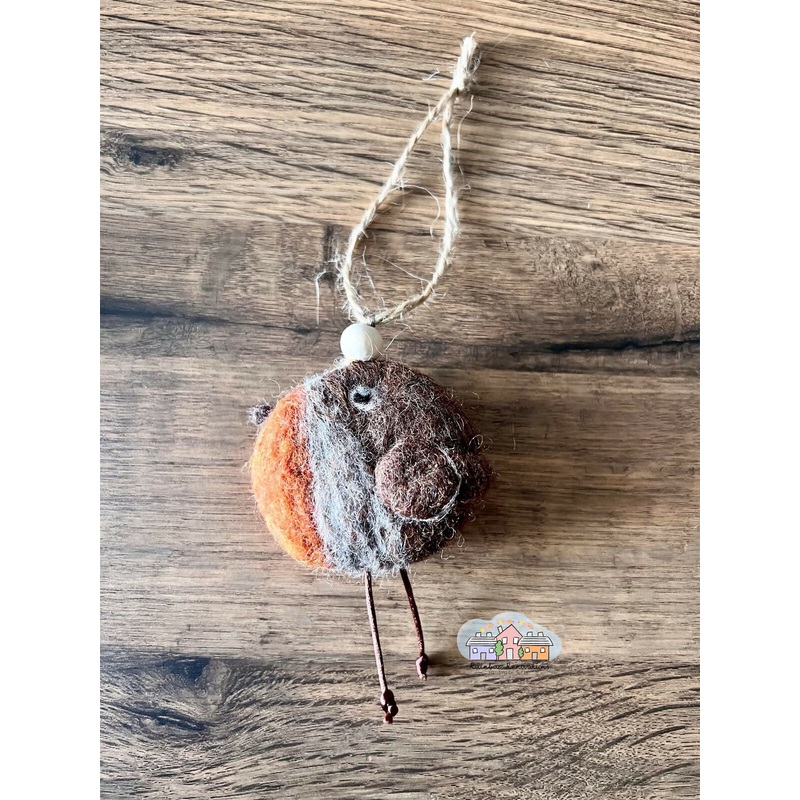 Felted Robin Decoration