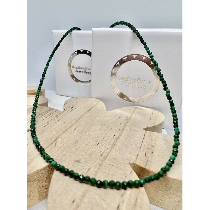 Malachite Beaded Necklace