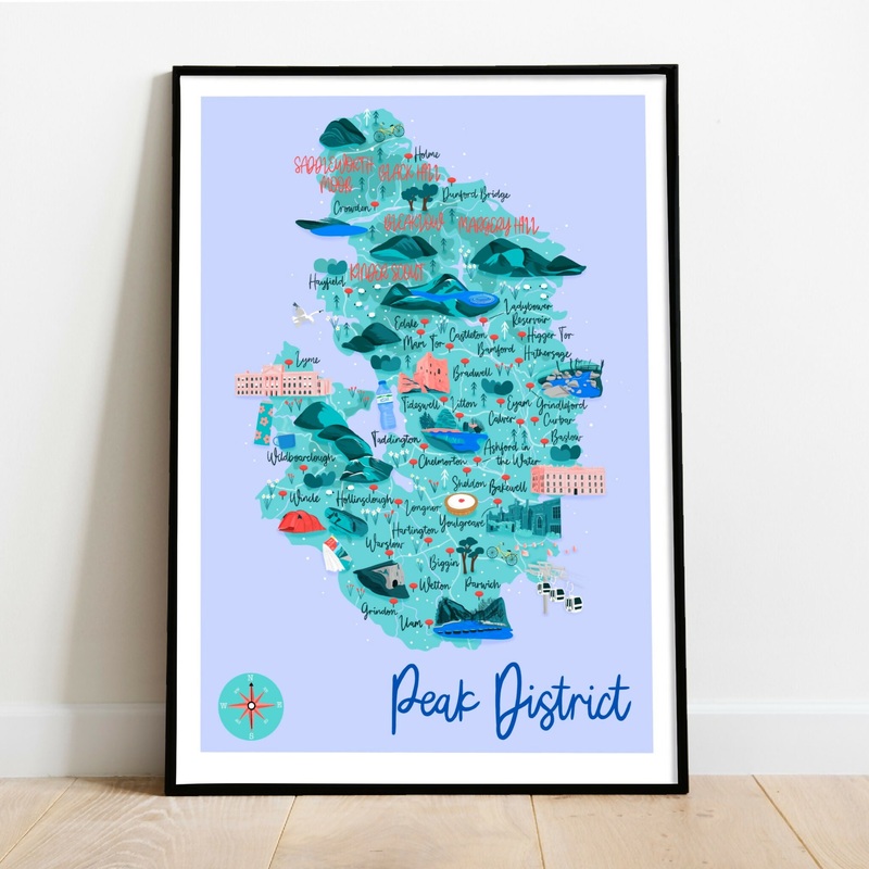 Peak District Art Print|A3|A4|A5