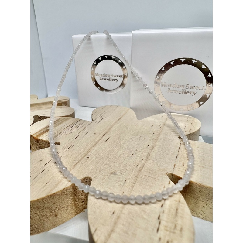 Rose Quartz Beaded Necklace