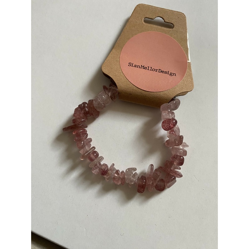 Strawberry Quartz Bracelet