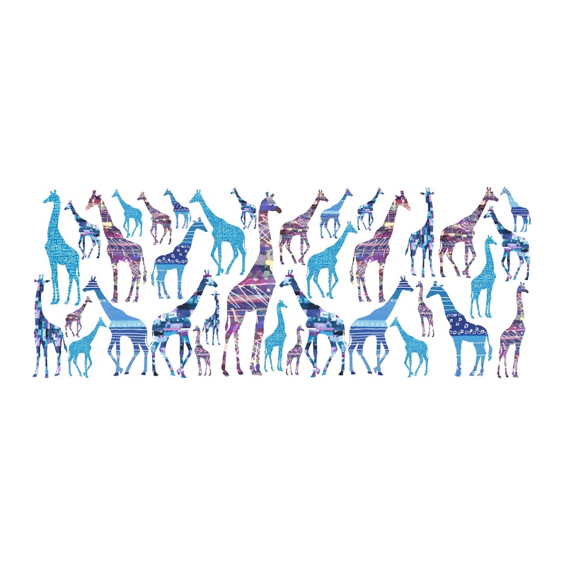 Adult Linen Apron – Giraffe Print