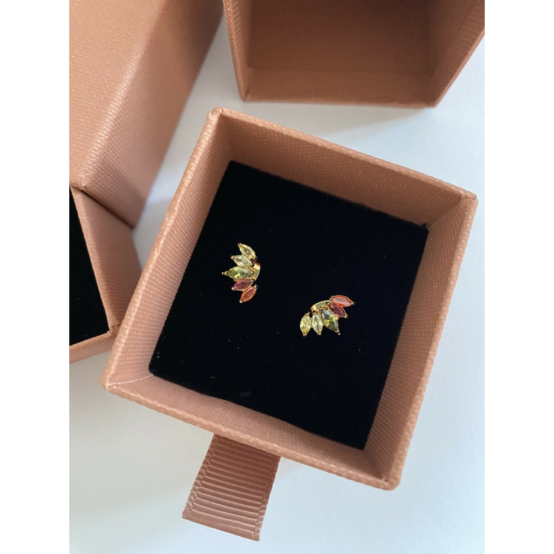 Autumn Tonal Stud Earrings