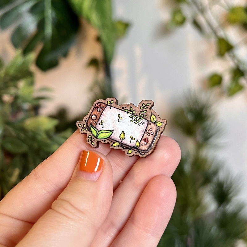 Cosy Gamer Wooden Pin