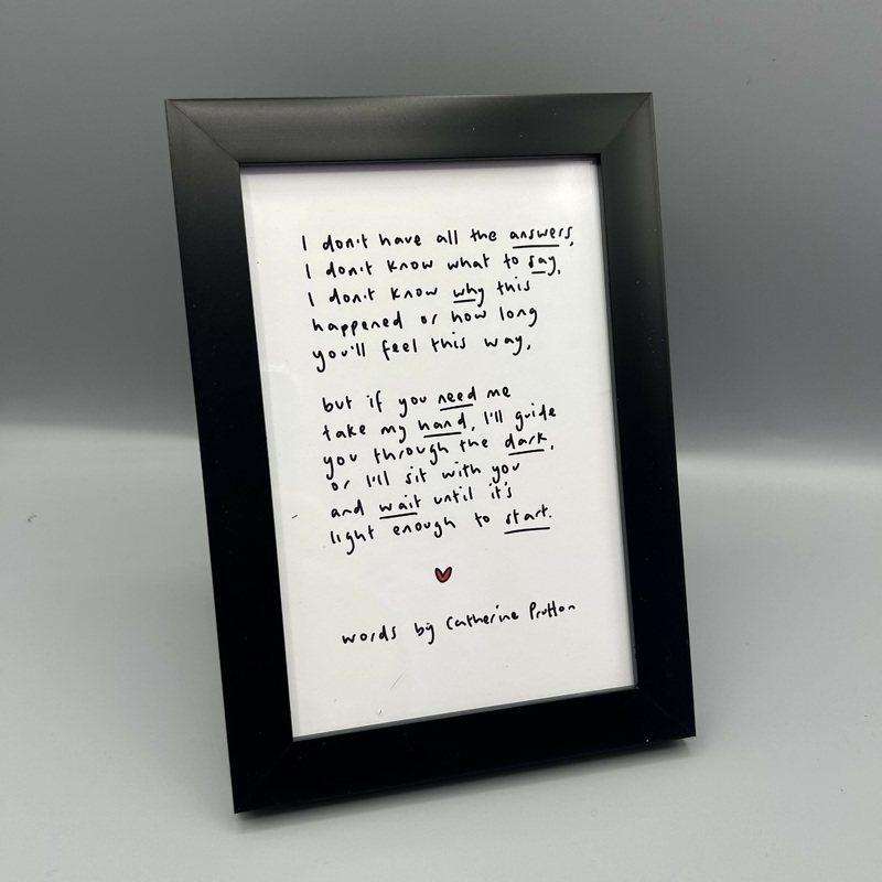 I Don’t Have All The Answers Mini Frame