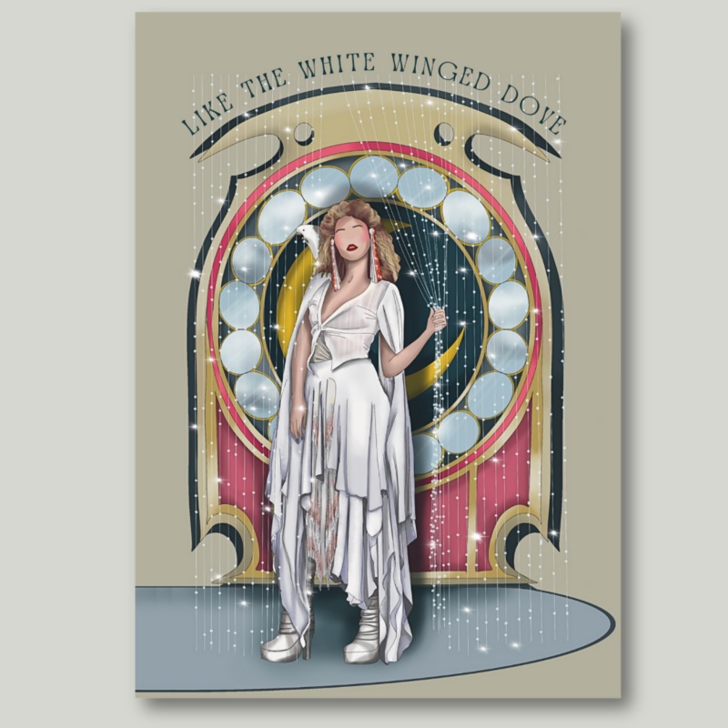 Like A White Winged Dove Illustration