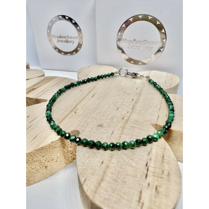Malachite Beaded Bracelet