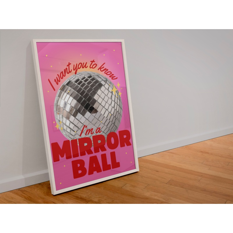 Mirrorball Print|A4|A5