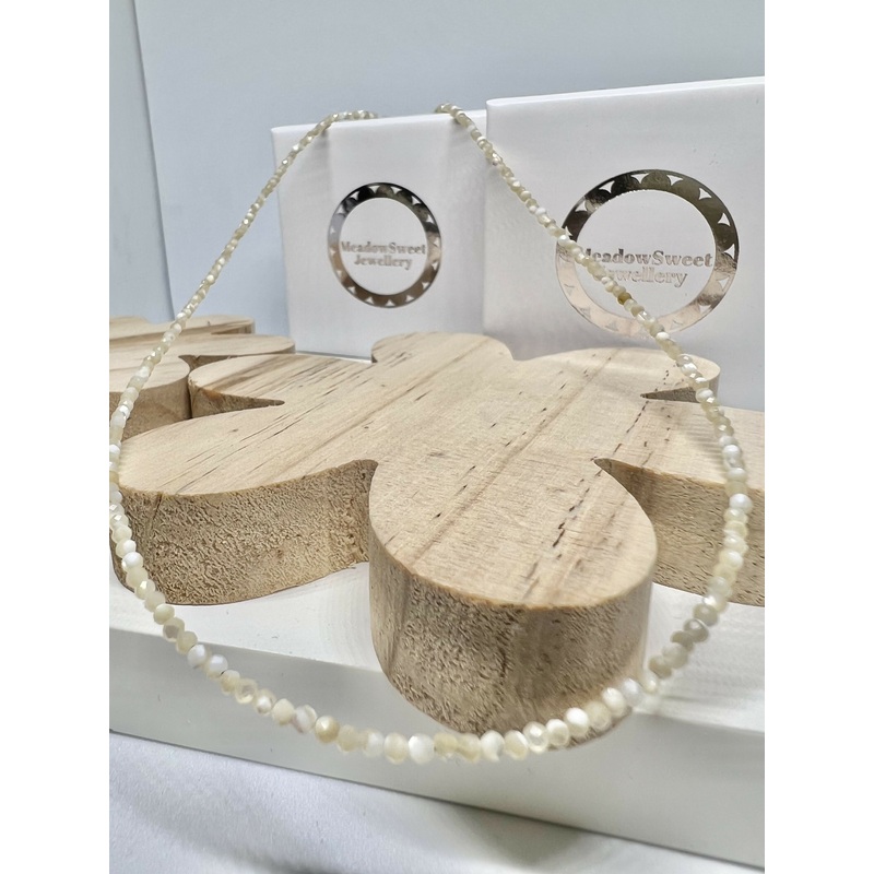 Mother of Pearl Beaded Necklace