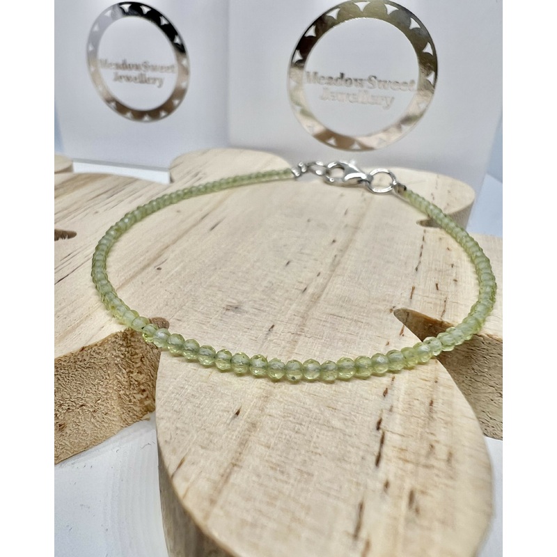 Peridot Beaded Bracelet