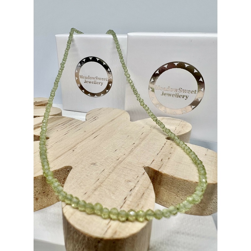 Peridot Beaded Necklace