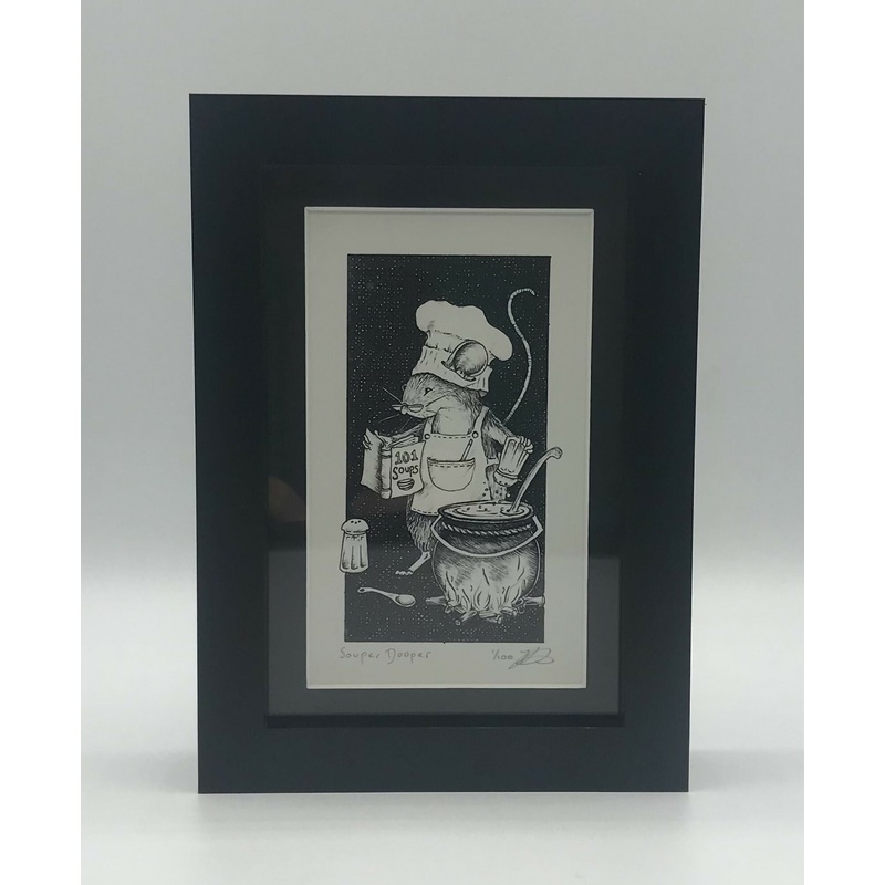 Souper Dooper – Framed Limited Edition Print by Jenny Davies