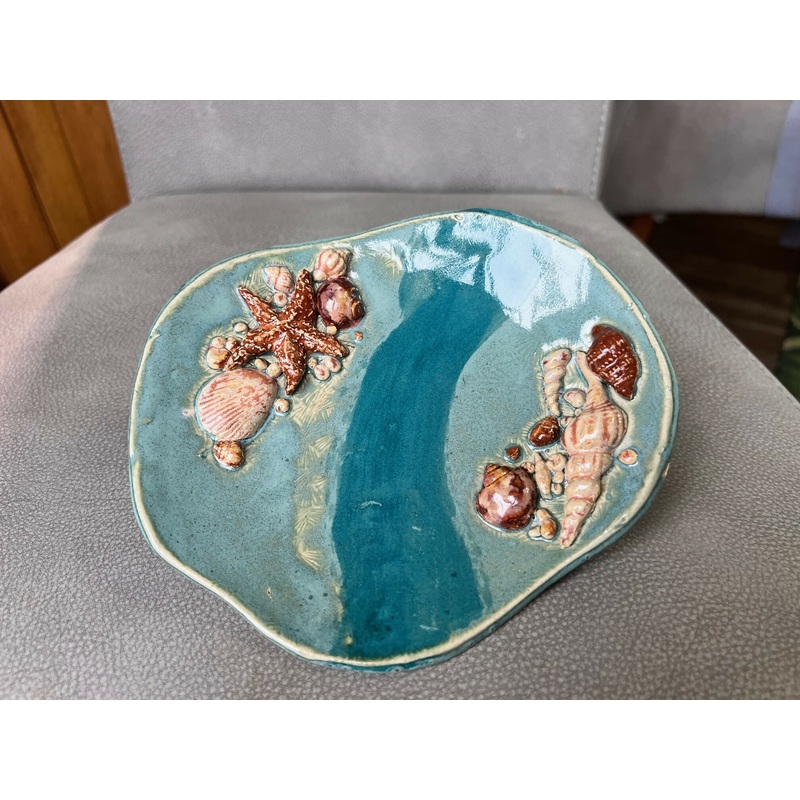 Starfish seashell dish/plate|Seashell dish