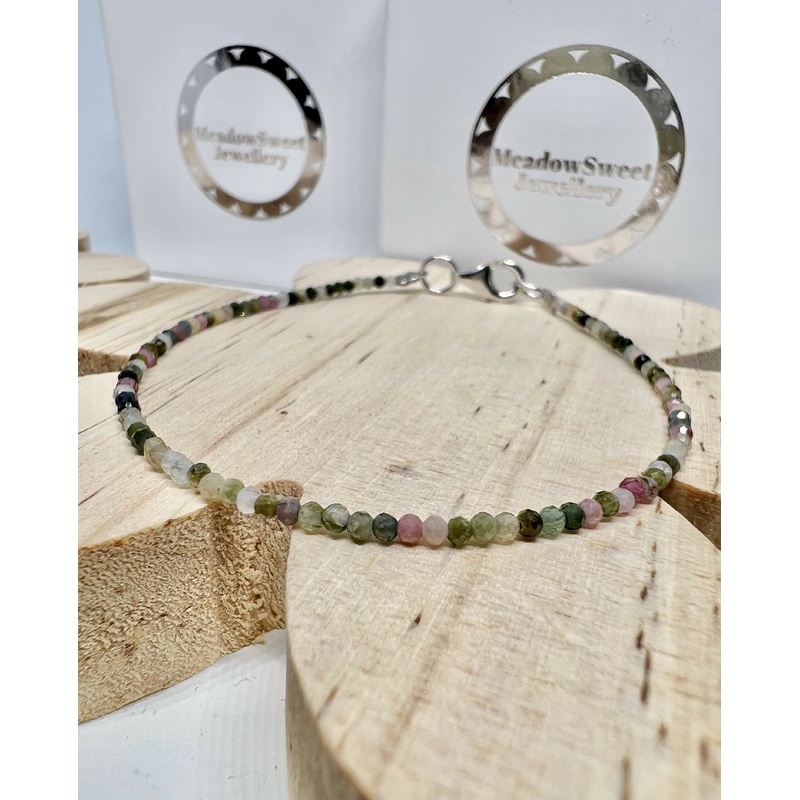 Tourmaline Beaded Bracelet