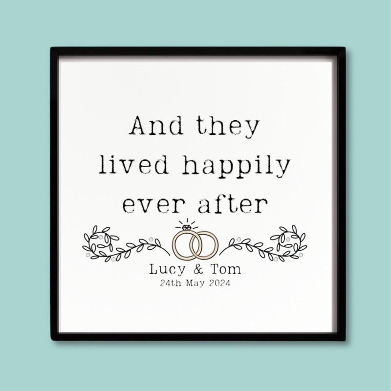 Wedding Gift Sentimental Frame