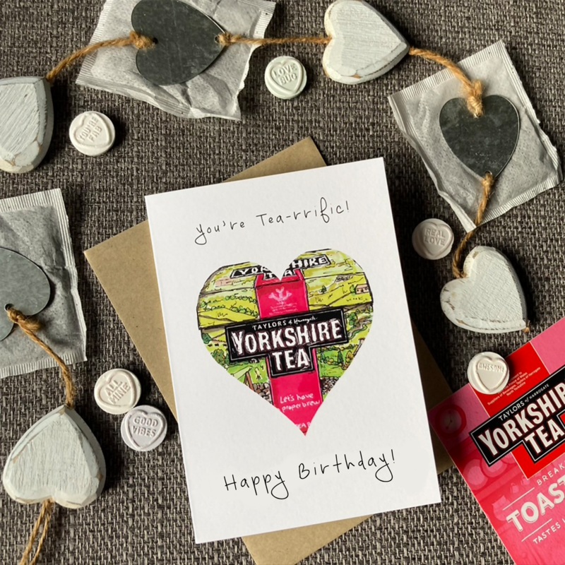 Yorkshire Tea Birthday Card