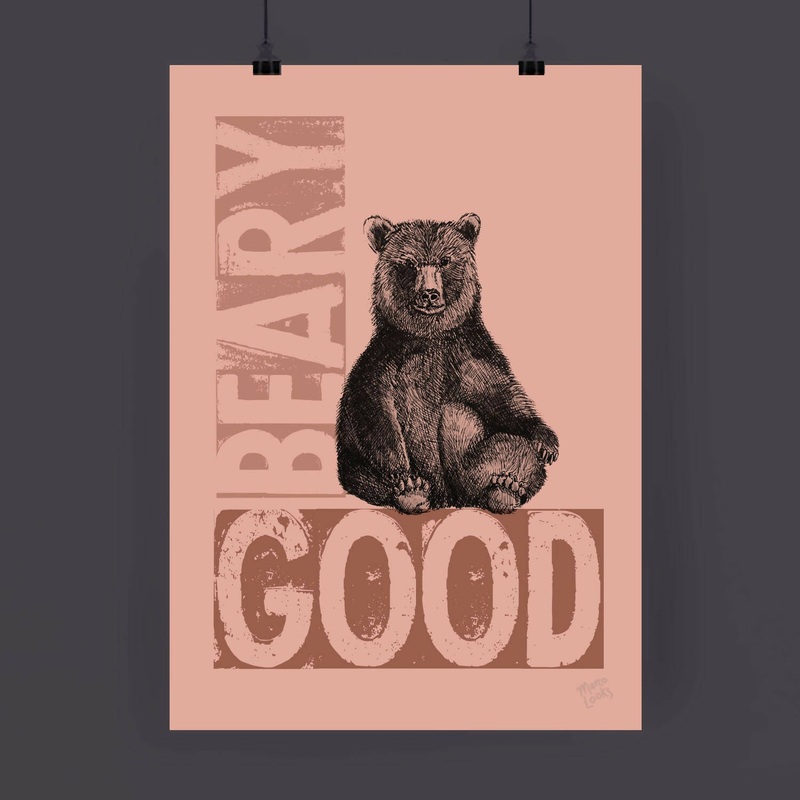 A3 Animal Pun Print|Beary Good|Otterly Fabulous|For Ducks Sake|Stay Weird|Otter Chaos|For Fox Sake|Squirrel Friends|Check Meowt|Froggin’ ‘Eck|Nice Ass|What the Cluck|Sun’s Out Bun’s Out