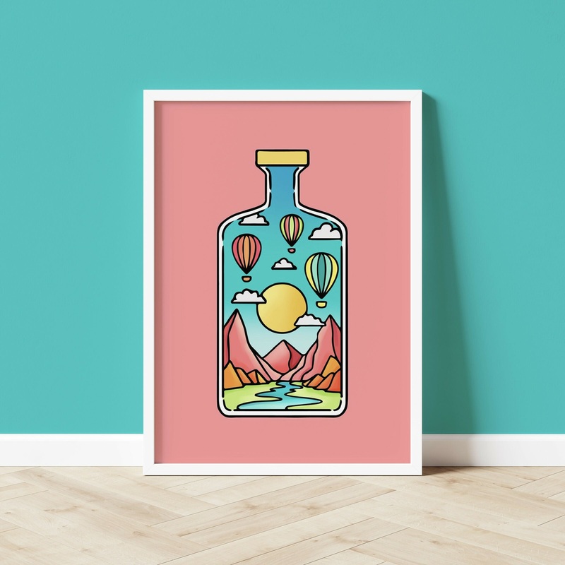 A4 Print – Hot Air Balloon