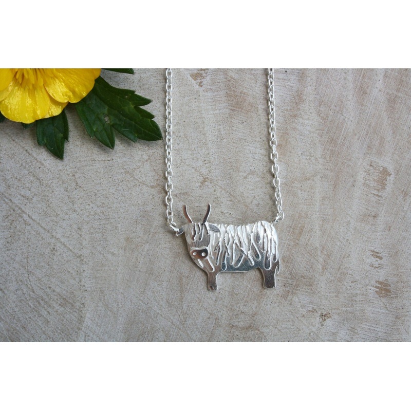 Highland Cow Necklace