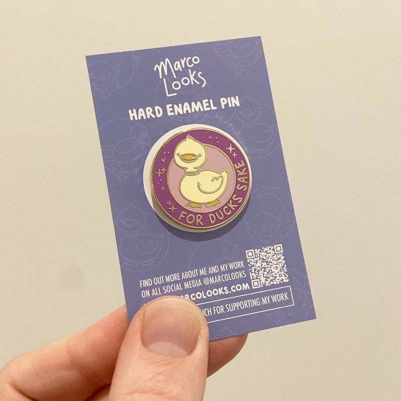 Punny Animal Hard Enamel Pins|For Ducks Sake|Otterly Fabulous|Stay Weird