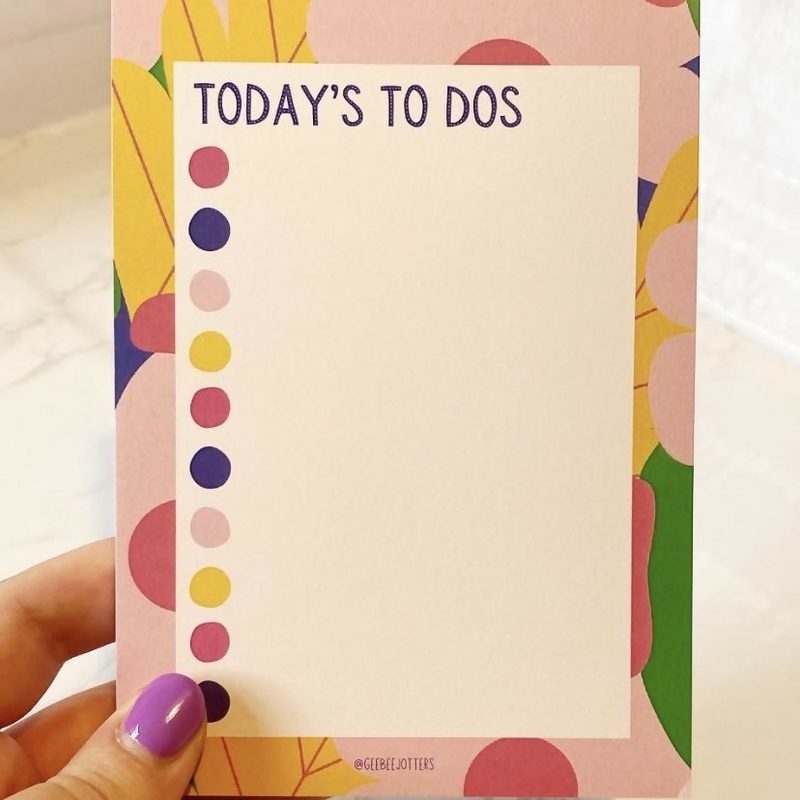 Today’s To Dos Notepad A6
