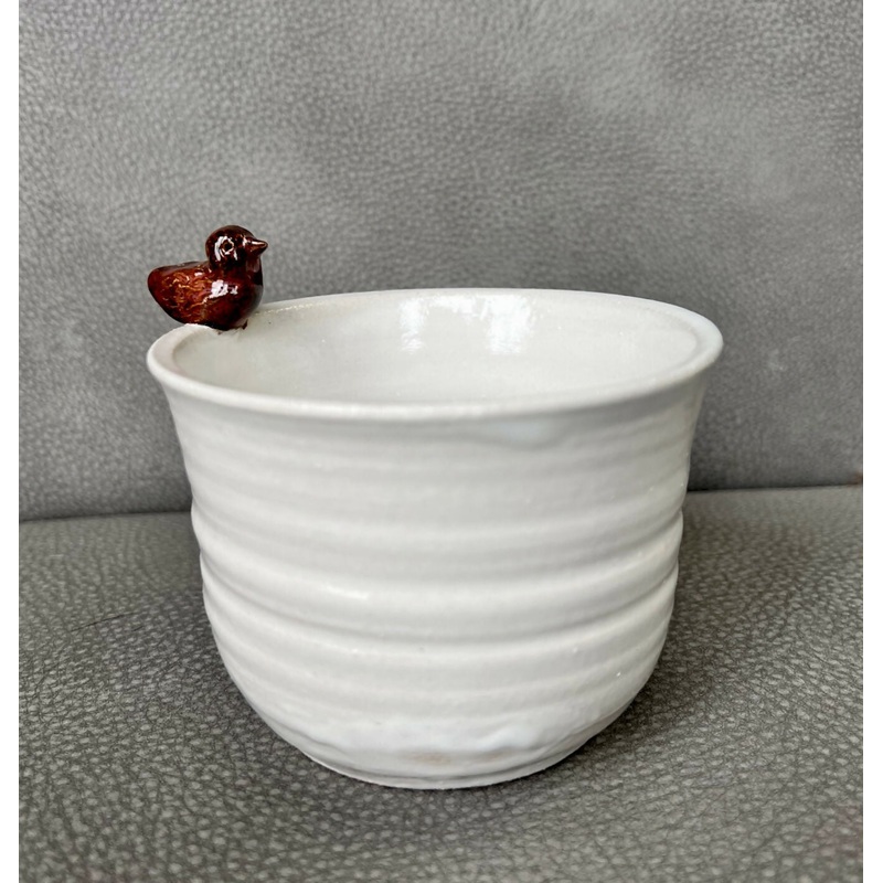 White Bird Pot|White bird pot