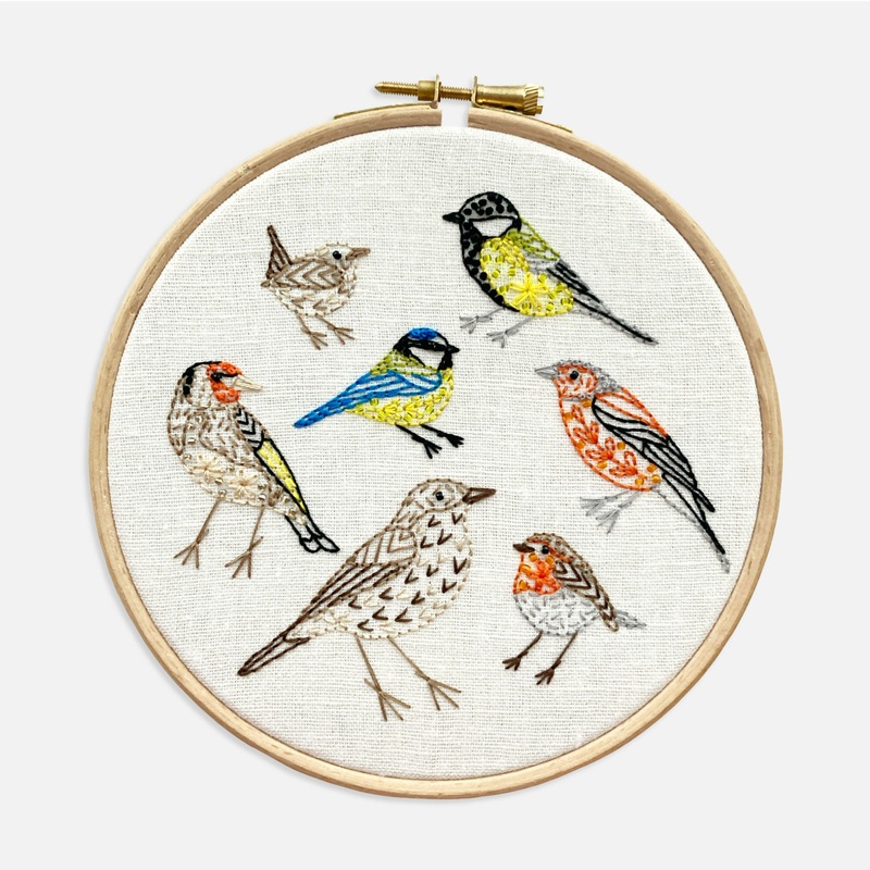 Bird Species Embroidery Kit