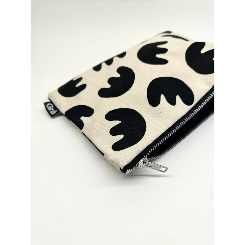 Blob Print Zip Pouch