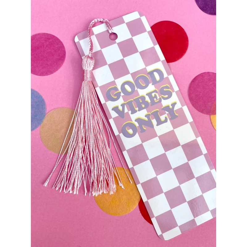 Good Vibes Only Tassel Bookmark